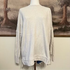 Aerie Cream Cowl Neck Sweater